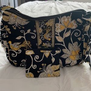 Vera Bradley purse and coin purse. Like new.